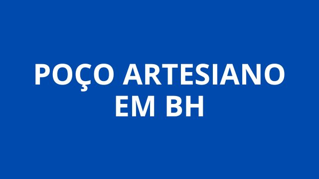 Foto da capa de Poço Artesiano em BH | Solo Rico